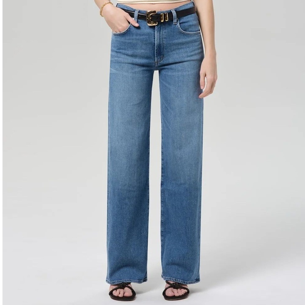Citizens of Humanity Annina Straight Leg Jeans Women 27x33 Stella Blue High Rise